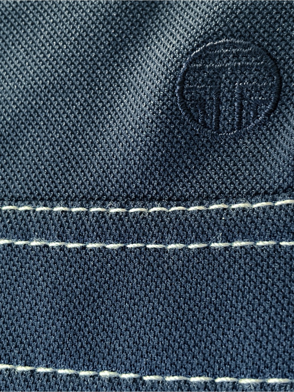 Tory Sport Piqué Contrast Stitch Dress in Tory Navy Size XL - Picture 5 of 7